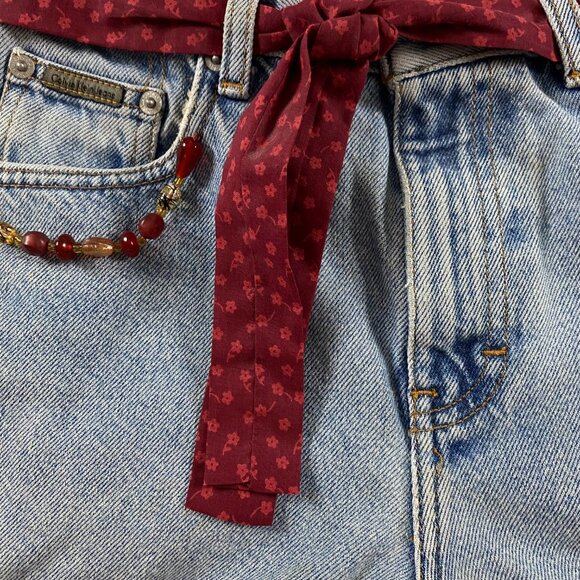 Vintage Homemade Calvin Klein Jeans Denim Shoulder Bag Purse tote Handmade - Picture 4 of 9